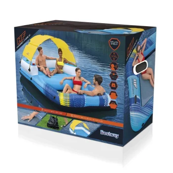 Napuhani Otok Za Plivanje Za 4 Osobe Bestway 305x186x58cm + Krov + Mrežasto Dno 29