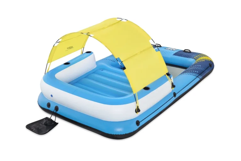Napuhani Otok Za Plivanje Za 4 Osobe Bestway 305x186x58cm + Krov + Mrežasto Dno 3