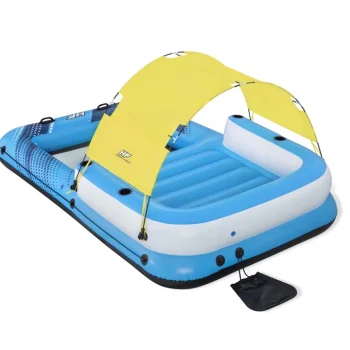 Napuhani Otok Za Plivanje Za 4 Osobe Bestway 305x186x58cm + Krov + Mrežasto Dno 4