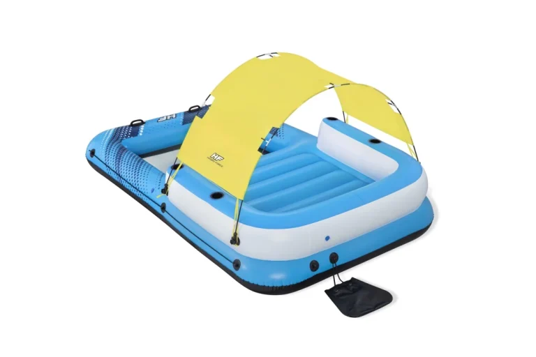 Napuhani Otok Za Plivanje Za 4 Osobe Bestway 305x186x58cm + Krov + Mrežasto Dno 4