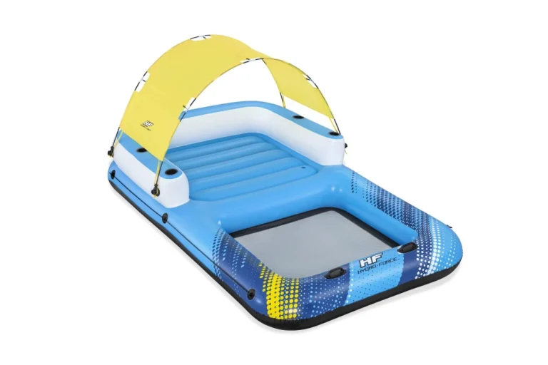 Napuhani Otok Za Plivanje Za 4 Osobe Bestway 305x186x58cm + Krov + Mrežasto Dno 6