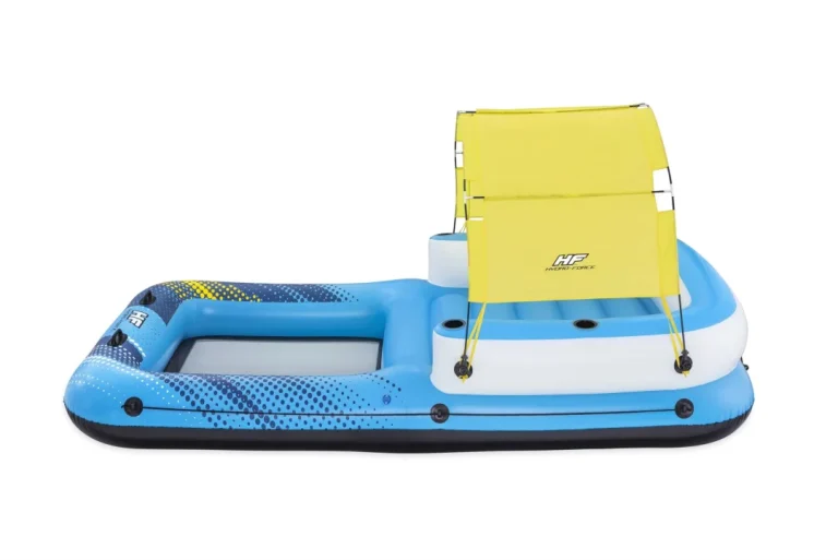 Napuhani Otok Za Plivanje Za 4 Osobe Bestway 305x186x58cm + Krov + Mrežasto Dno 8