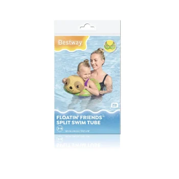 Napuhani Ploha Za Plivanje Ljenjivaca Za Djecu Od 3 6 Godina Bestway 50x46cm + Otvoreni Prsten 6