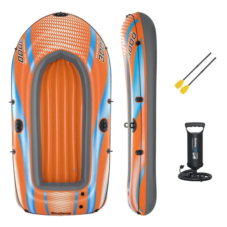 Napuhani Ponton Kondor Elite 3000 Bestway 246x122 Cm + 2 Vesla + Pumpa 1
