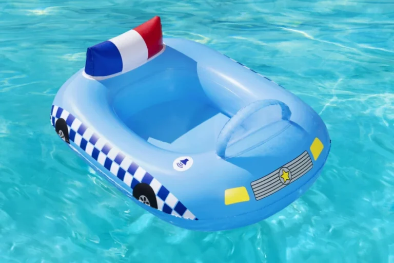 Napuhani Ponton Policijski Automobil Za Djecu 97x74 Bestway + Zvučna Sirena 5