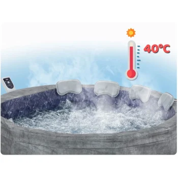 Napuhani Vrtni Spa Airjet Carrara Wifi Hidromasažni Bazen Za 6 Osoba Bestway 6001v 3