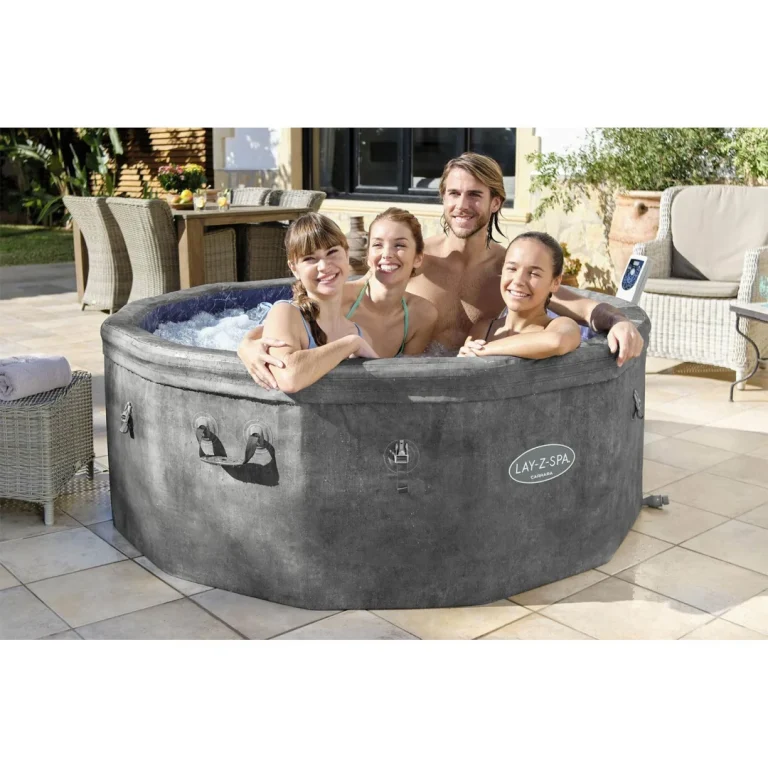 Napuhani Vrtni Spa Airjet Carrara Wifi Hidromasažni Bazen Za 6 Osoba Bestway 6001v 6