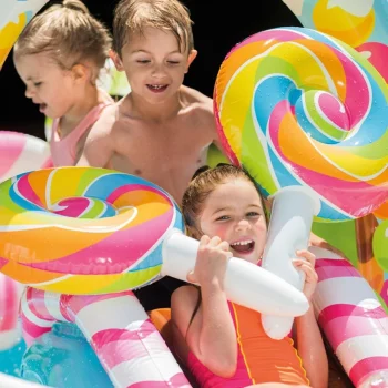 Napuhano Igralište Candy 295 X 191 X 130 Cm Intex 57149 4