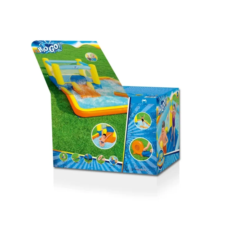 Napuhano Igralište Za Djecu S Vodenim Parkom Za Djecu 3 8 Godina Bestway 365x340x152cm + Skakanje + 13