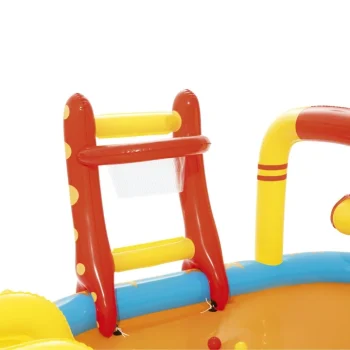 Napuhano Igralište Za Male Prvake 435x213x117 Bestway + Tobogan + Kuglanje + Košarka 2