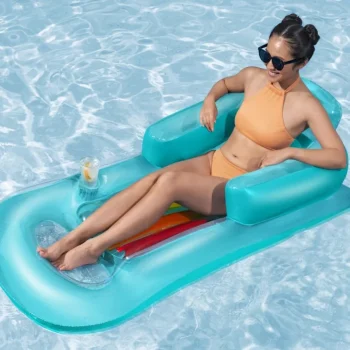 Napuhava Ležaljka Za Plivanje Plava Bestway 161x84cm + Naslon 6