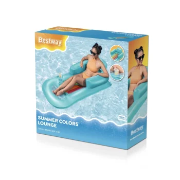 Napuhava Ležaljka Za Plivanje Plava Bestway 161x84cm + Naslon 8