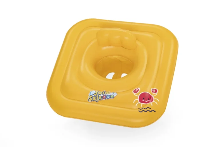 Napuhava Sjedalica Za Plivanje Za Bebe 1 2 Godine Bestway Square 76x76cm + Pelena 1