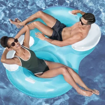 Napuhava Stolica Za Plivanje Za 2 Osobe Bestway 188x117cm + Nasloni + Ručke 6