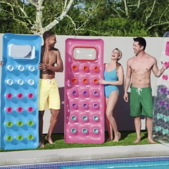 Napuhavački Madrac Za Plažu Bijeli 188x71cm Bestway + Prozirni Prozor, Bijela 2