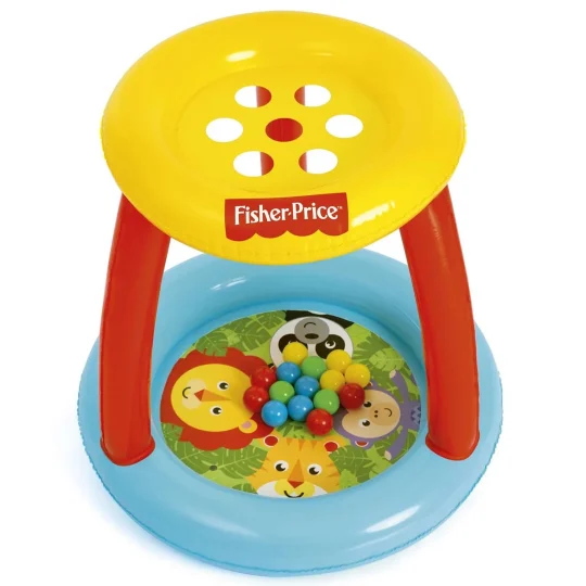 Napuhavajuća Ogradica Za Igru Fisher Price Bestway 93541, 15 Loptica 1