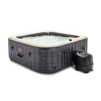 Napuhavajući Spa S Hidromasažom Za 4 Osobe Intex 28450 + Generator Klora 5