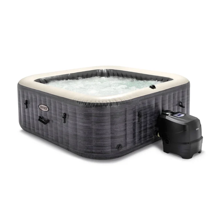 Napuhavajući Spa S Hidromasažom Za 4 Osobe Intex 28450 + Generator Klora 5