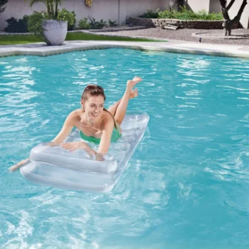 Napuhavajući Madrac Za Plažu Srebrni Metalik 188x71 Cm Bestway + Set Za Popravak 2