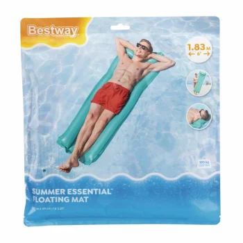 Napuhavajući Madrac Za Plivanje Zeleni Bestway 183x69cm + Jastuk, Zelena 6