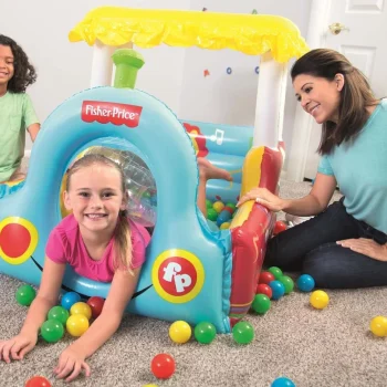 Napuhavajući Vlak Za Igru Fisher Price Bestway 93537, 25 Loptica 2