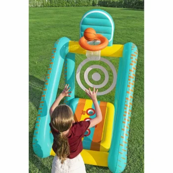 Napuhavanje Vrtne Igre 3u1 Košarkaški Nogometni Gol 127x109x178 Cm Bestway 52813 10