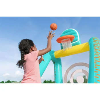 Napuhavanje Vrtne Igre 3u1 Košarkaški Nogometni Gol 127x109x178 Cm Bestway 52813 15