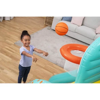 Napuhavanje Vrtne Igre 3u1 Košarkaški Nogometni Gol 127x109x178 Cm Bestway 52813 7