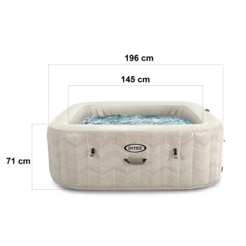 Napuhljivi Spa S Hidromasažom Za 6 Osoba Intex 28472 4