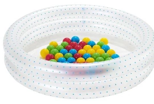 Napuhljivi Bazen 2 U 1 Za Djecu 2+ Plavi Bestway 91x20cm Bazen Za Djecu + Suhi Bazen + 50, Plava 1