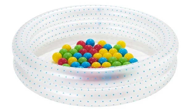 Napuhljivi Bazen 2 U 1 Za Djecu 2+ Plavi Bestway 91x20cm Bazen Za Djecu + Suhi Bazen + 50, Plava 1