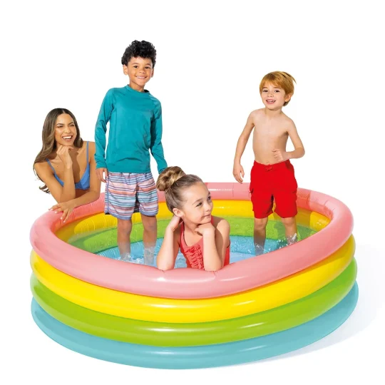 Napuhljivi Bazen Rainbow S 4 Prstena 168 X 46 Cm Intex 56441 1