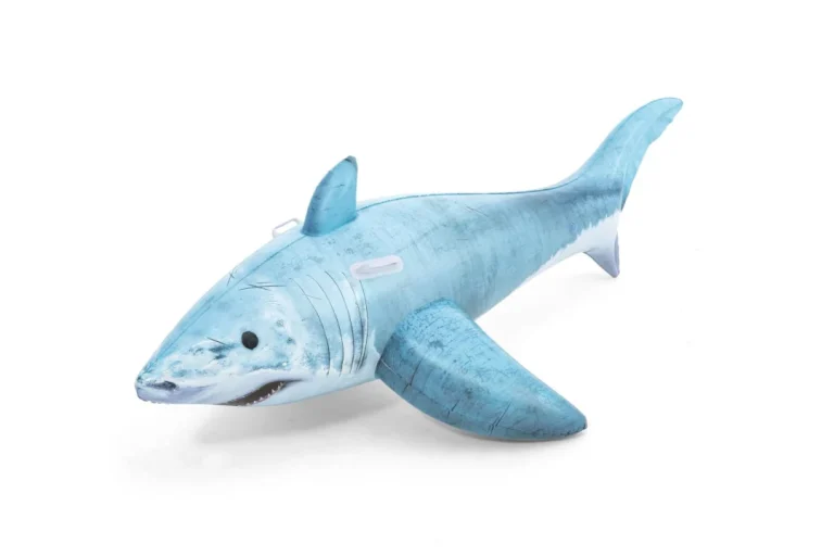 Napuhljivi Madrac Za Plivanje Shark Za Djecu 3+ Bestway 183x102cm + 2 Ručke 1