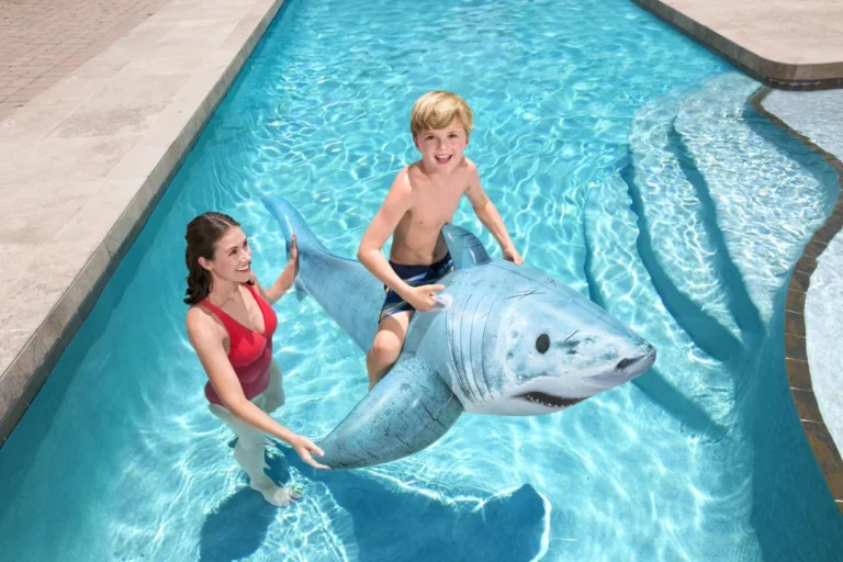Napuhljivi Madrac Za Plivanje Shark Za Djecu 3+ Bestway 183x102cm + 2 Ručke 4