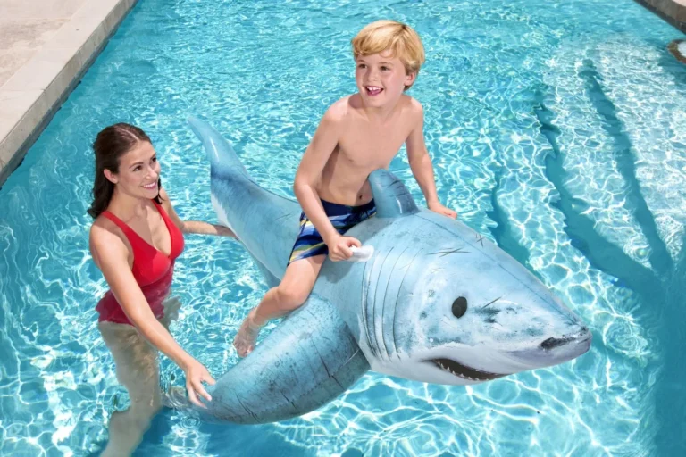 Napuhljivi Madrac Za Plivanje Shark Za Djecu 3+ Bestway 183x102cm + 2 Ručke 5