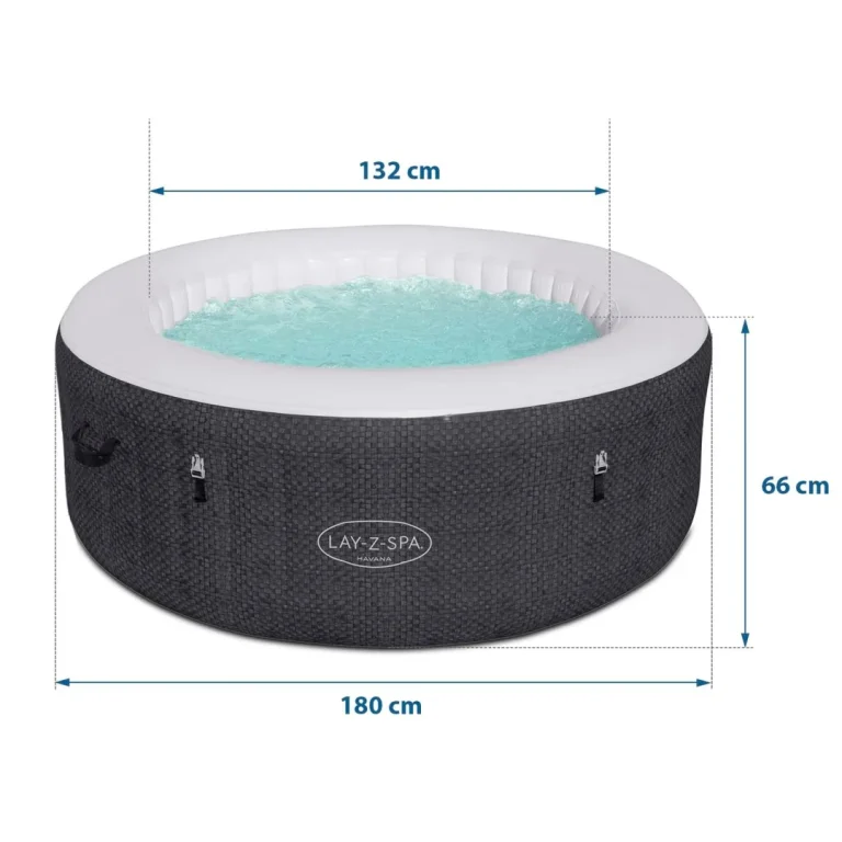 Napuhljivi Masažni Bazen Lay Z Spa Havana Bestway 60035, 4 Osobe 9
