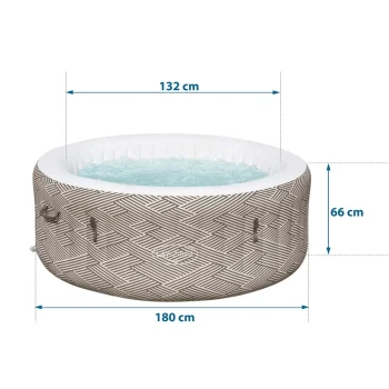Napuhljivi Masažni Bazen Lay Z Spa Madrid Bestway 60055, 4 Osobe 8