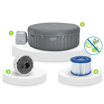Napuhljivi Masažni Bazen Lay Z Spa Santorini Pro Bestway 6001t, 7 Osoba 11