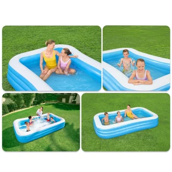 Napuhljivi Obiteljski Bazen 305 X 183 X 56 Cm 2 U 1 Bestway 54009 8