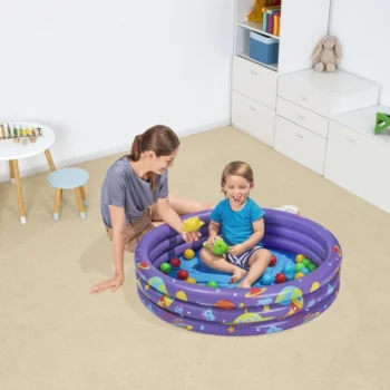 Napuhni Bazen 2u1 Kosmos Za Djecu 2+ Bestway 102x25cm + 50 Loptica + 4 Igračke 5