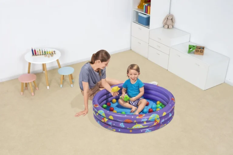 Napuhni Bazen 2u1 Kosmos Za Djecu 2+ Bestway 102x25cm + 50 Loptica + 4 Igračke 5