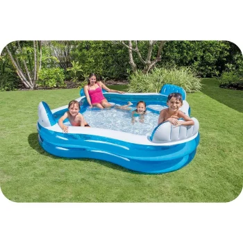 Napuhni Bazen Sa Sjedalima 229 X 229 X 66 Cm Intex 56475 2