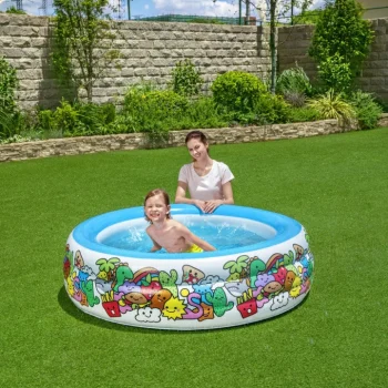 Napuhni Bazen Za Djecu 6+ Godina S Likovima Bestway 3 Prstena 7