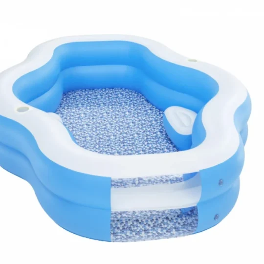 Napuhni Obiteljski Bazen 270x198x51cm Bestway Prozor + 2 Napuhna Sjedala 1