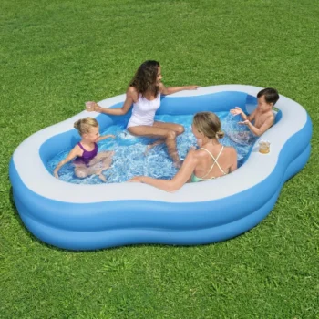 Napuhni Obiteljski Bazen 270x198x51cm Bestway Prozor + 2 Napuhna Sjedala 6