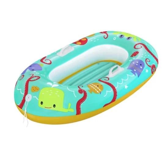 Napuhni Ponton Za Kupanje Morske životinje Za Djecu 3+ Bestway 119x79cm + Dno Na Napuhavanje 1