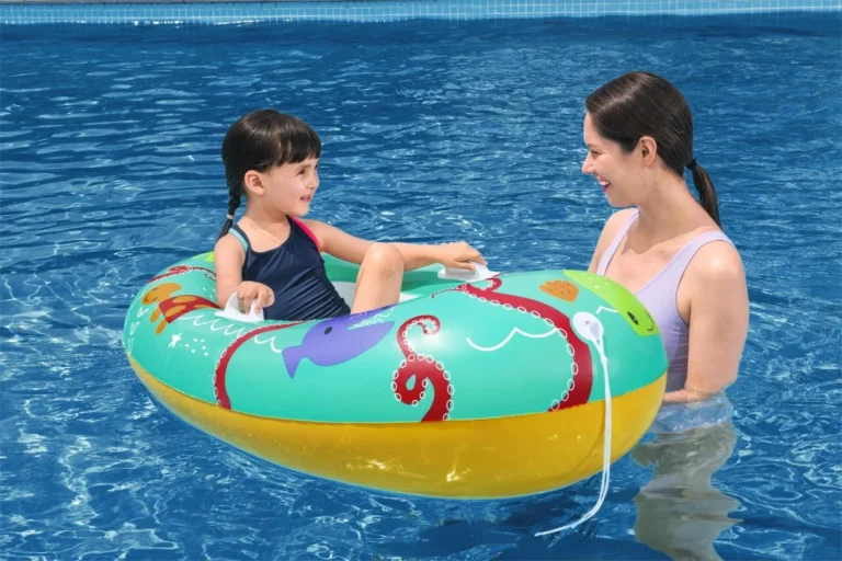 Napuhni Ponton Za Kupanje Morske životinje Za Djecu 3+ Bestway 119x79cm + Dno Na Napuhavanje 3
