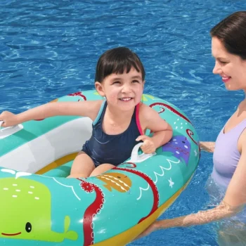Napuhni Ponton Za Kupanje Morske životinje Za Djecu 3+ Bestway 119x79cm + Dno Na Napuhavanje 7