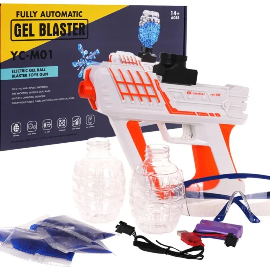 Narančasti Gel Blaster Pištolj + Pribor 1