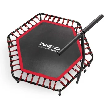Neo Sport Fitness Trampolin S Ručkom 127 Cm, šesterokutni, Crveni 6